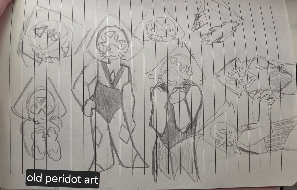 Spac_3_Cad_3_t's tweet photo. Fu wip + bunch of peridot art (in the third pic peridot cant see shit without her glasses) #art #stevenuniverse #gachiakuta https://t.co/eOsQlg7TXV