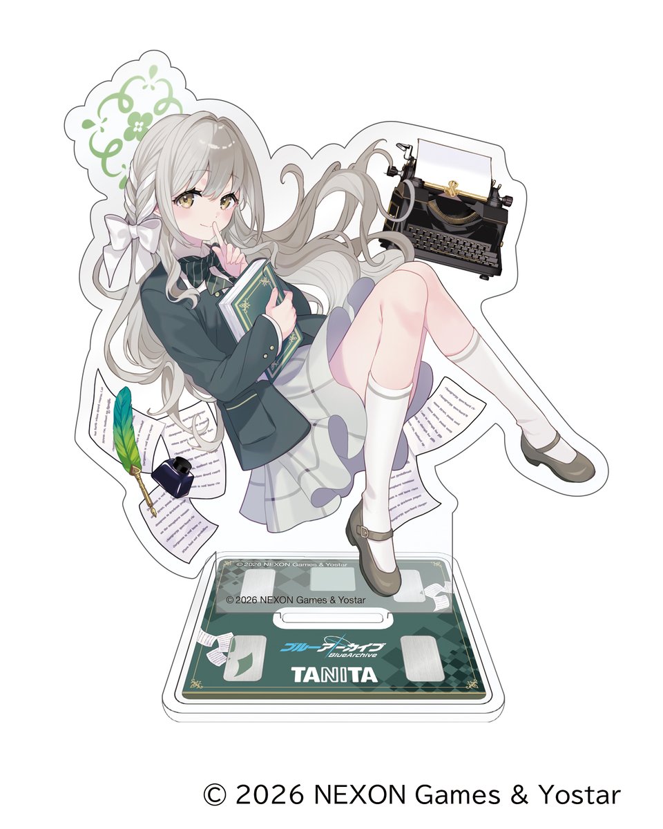TANITAofficial's tweet photo. ＼アイテム紹介③：アクリルスタンド  ／
今回のコラボ用に描き下ろされた、ミヨのアクリルスタンド。
 先生のお部屋に是非お迎えしませんか？

置くだけで自然と、健康を意識するきっかけになるアイテムです。

詳細・ご予約はこちら
https://t.co/hnz4xB4LLw
#ブルアカ #タニタ https://t.co/GLCOqStM7R