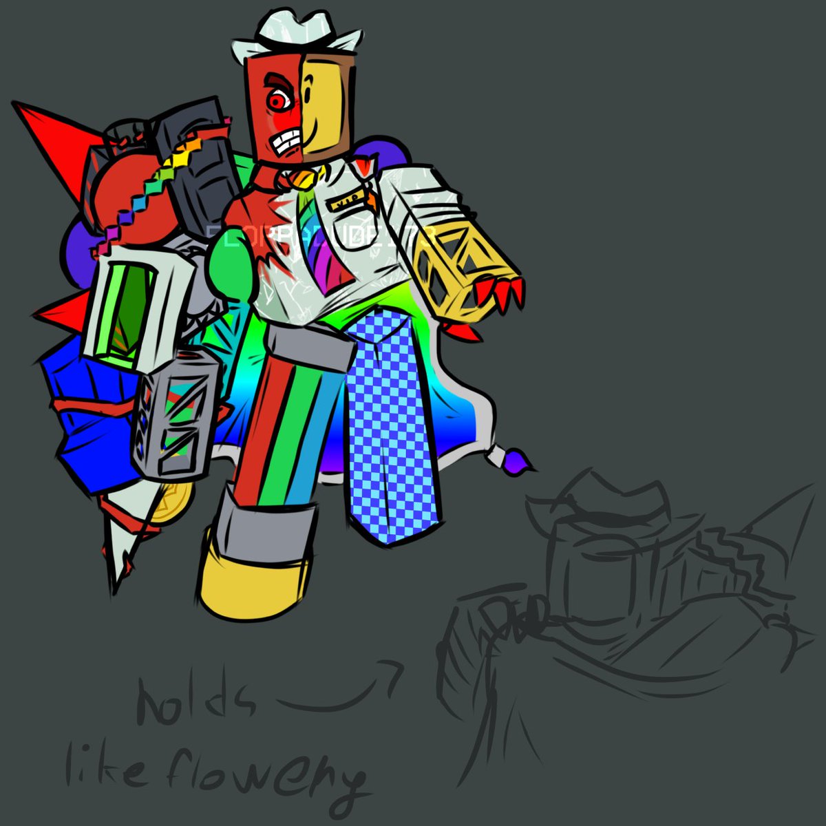 Floppadude173's tweet photo. okay so i finished it https://t.co/rLtLeBRx3X