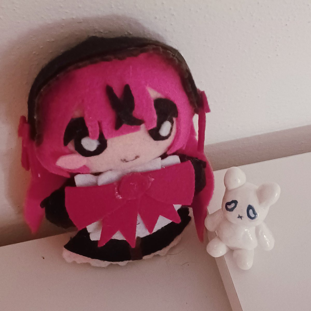 fluffyblessing's tweet photo. i have been very fond of polymer clay lately. polymer clay bunnie was born https://t.co/p4zrHCxU6J