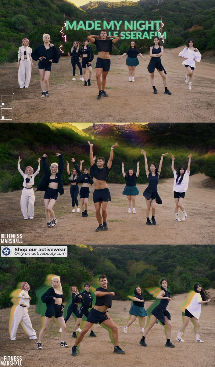 slist2015's tweet photo. 르세라핌, '근세라핌' 파워...美피트니스 크리에이터와 운동 콘텐츠 공개
#르세라핌 #LE_SSERAFIM
#LESSERAFIM
@le_sserafim
#The_Fitness_Marshall
#Made_My_Night
#김채원 #사쿠라 #허윤진
#카즈하 #홍은채
#르세라핌컴백 #르세라핌싱글2집
⬇️관련기사⬇️
https://t.co/BoifFd3gyy https://t.co/PU6wFc5gmY