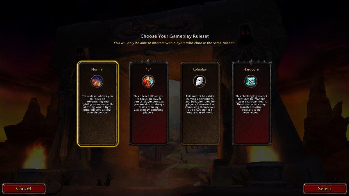 BringOutDaBacon's tweet photo. This is my favorite "bug" I've come across in the beta so far, the ability to pick the RP ruleset! I can't wait for release to be able to move over there! Beta has been awesome so far, Nov 4th can't come fast enough. #worldofwarcraft #wowforever https://t.co/uxbqUQMn47