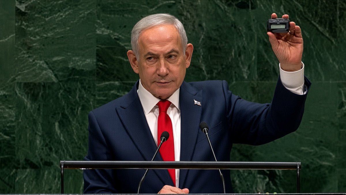 NicholasLissack's tweet photo. Benjamin Netanyahu won the Israeli elections tonight.

What a man. What a speech. He is the leader of Western civilisation.

The Churchill of our time. https://t.co/i14uw8b5Lf