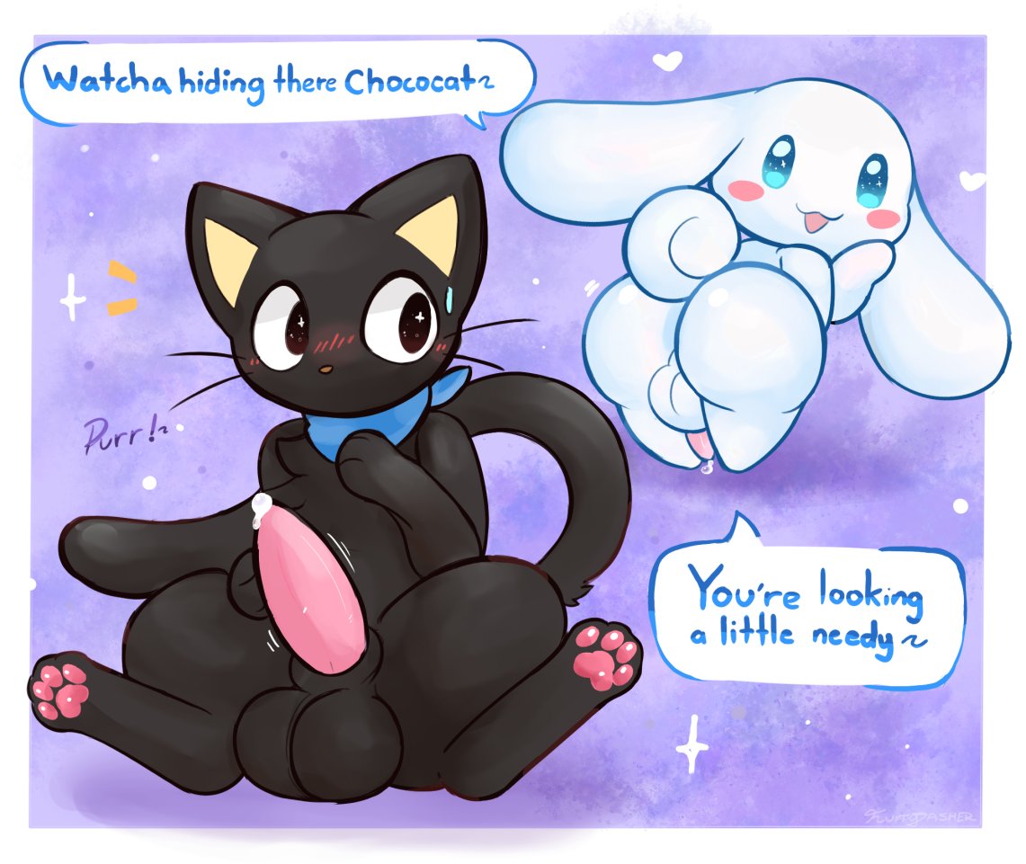 mochifaiwy's tweet photo. Chococat can't resist that Cinnabooty~ https://t.co/7Z0V7GT3nr