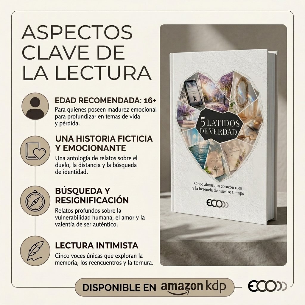 ecoenletras's tweet photo. Una lectura para detenerse un momento y mirar hacia adentro.
5 Latidos de Verdad.

#CincoLatidosDeVerdad
#ECOEnLetras
#LecturaIntimista
#CuentosQuePermanecen
#LiteraturaContemporanea https://t.co/3n762cjprP