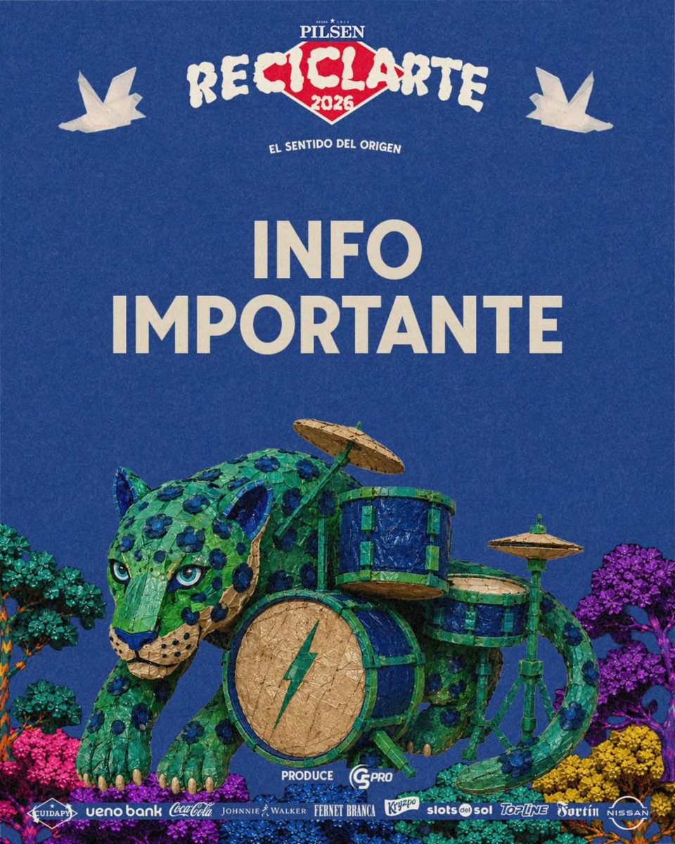 ReciclArtePY's tweet photo. 𝙄𝙉𝙁𝙊 𝙄𝙈𝙋𝙊𝙍𝙏𝘼𝙉𝙏𝙀 ⚠️

𝙀𝙡𝙚𝙢𝙚𝙣𝙩𝙤𝙨 𝙥𝙧𝙤𝙝𝙞𝙗𝙞𝙙𝙤𝙨, 𝙥𝙚𝙧𝙢𝙞𝙩𝙞𝙙𝙤𝙨, 𝙘𝙖𝙡𝙡𝙚𝙨 𝙙𝙚 𝙖𝙘𝙘𝙚𝙨𝙤, 𝙥𝙖𝙧𝙖𝙙𝙖 𝙥𝙖𝙧𝙖 𝙨𝙚𝙧𝙫𝙞𝙘𝙞𝙤 𝙙𝙚 𝙩𝙧𝙖𝙣𝙨𝙥𝙤𝙧𝙩𝙚, 𝙧𝙚𝙘𝙤𝙢𝙚𝙣𝙙𝙖𝙘𝙞𝙤𝙣𝙚𝙨 𝙮 𝙢𝙚𝙙𝙞𝙙𝙖𝙨 𝙙𝙚 𝙨𝙚𝙜𝙪𝙧𝙞𝙙𝙖𝙙... https://t.co/873lfjTaqh