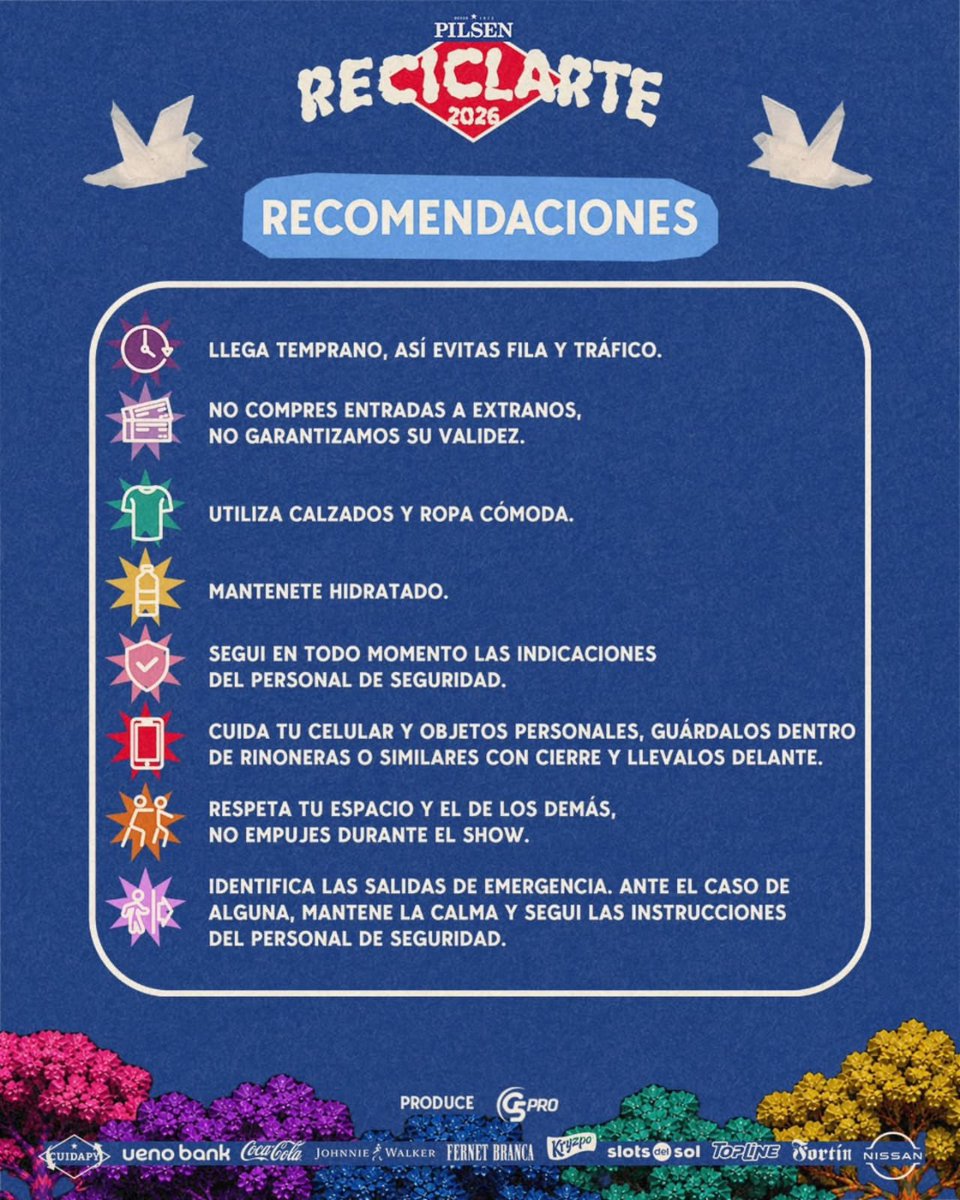 ReciclArtePY's tweet photo. Deslizando 📲✅️

𝗣𝗶𝗹𝘀𝗲𝗻 𝗥𝗲𝗰𝗶𝗰𝗹𝗔𝗿𝘁𝗲 2026 🍻🤘🏻🎸
🗓️ 26 y 27 de Septiembre 
📍Anfiteatro de San Bernardino
𝙐́𝙡𝙩𝙞𝙢𝙖𝙨 𝙚𝙣𝙩𝙧𝙖𝙙𝙖𝙨 𝙙𝙞𝙨𝙥𝙤𝙣𝙞𝙗𝙡𝙚𝙨 en @TicketeaPy https://t.co/muVxFBpX5U 🎫 https://t.co/ABqmpdj1PT