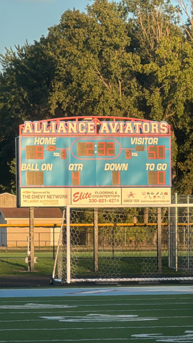topperfb's tweet photo. The freshmen Hilltoppers with an impressive 50-8 road win at Alliance this evening ! https://t.co/5WKvX7vKym