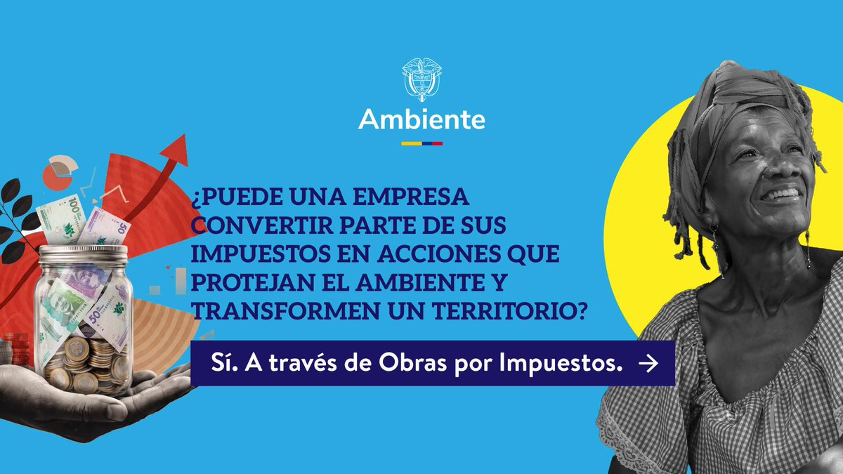 MinAmbienteCo's tweet photo. 🤔 ¿Sabías que, a través de Obras por Impuestos, la inversión empresarial puede impulsar Pagos por Servicios Ambientales (PSA) y Negocios Verdes en los territorios?

Desde el #ABCdelAmbiente, orientamos estas iniciativas según las prioridades de cada región, articulando la conservación con el desarrollo local y las actividades productivas sostenibles.

✅ Para avanzar en este propósito, la Oficina de Negocios Verdes, liderada por @BlondinethCarla, trabaja junto a empresas, entidades territoriales y aliados como @TNC_Colombia, sumando inversión, conocimiento y capacidades para que proteger la naturaleza también abra nuevas oportunidades para las comunidades.