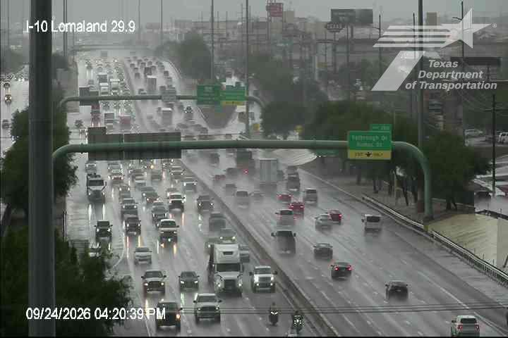 DianaGomezTV's tweet photo. ☔️ It’s pouring across the Far Eastside, Eastside, and Lower Valley. Drive safely!
Remember: TURN AROUND, DON’T DROWN. 🚗🌧️
9.24.26
#EPTraffic #Roadways #Weather #ElPasoTexas #TxDOT https://t.co/oU9xwiWBJO