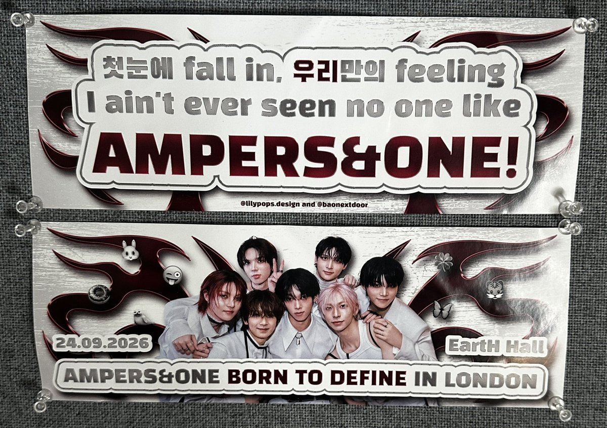 kyramel06's tweet photo. i hope everyone who went to ampies london today had an amazing time!

if anybody has any pics or content of the members with the banners my friend and i made, PLS dm me!! 🥹🥹 https://t.co/t6bJCsWM7Q
