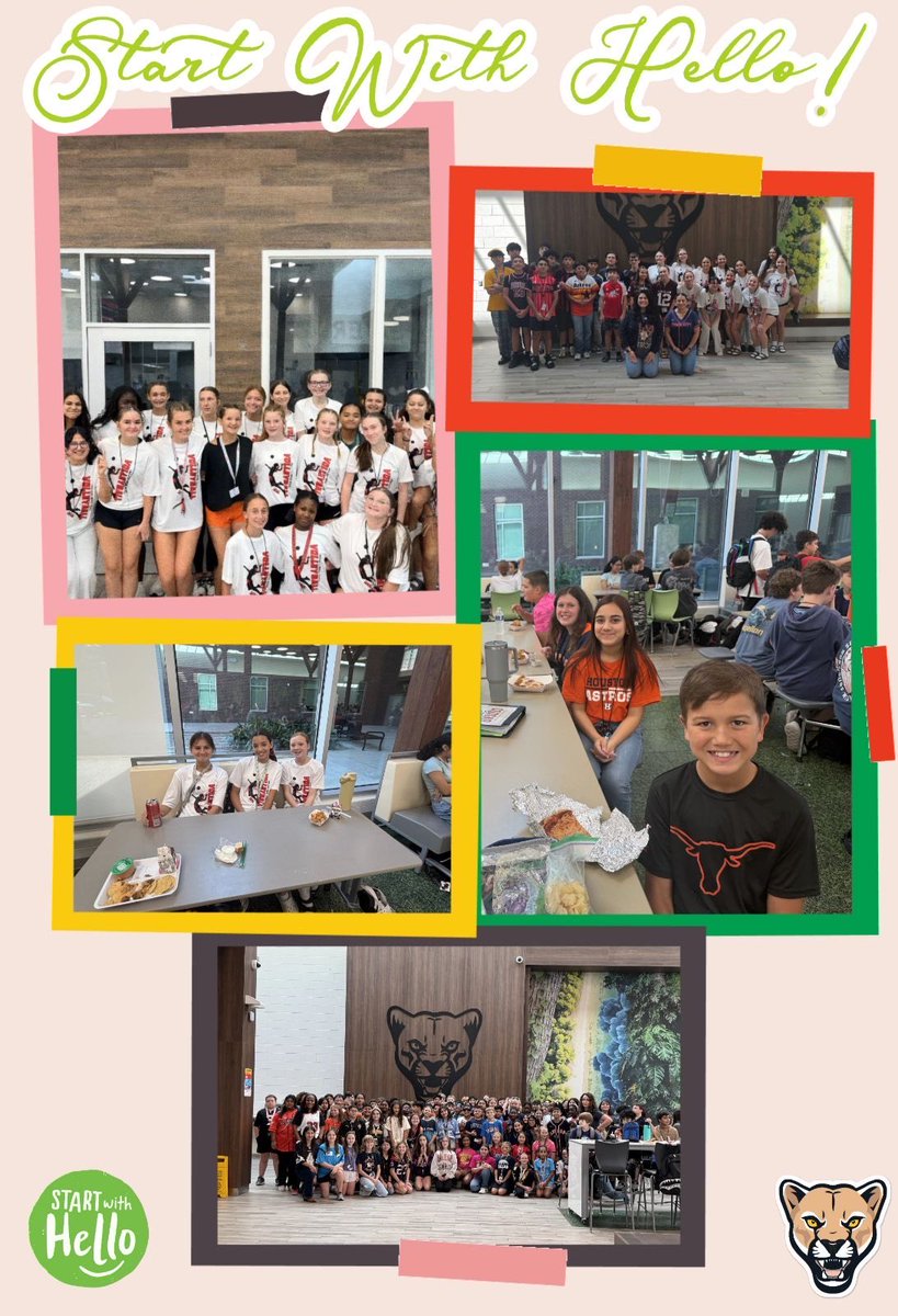 counselors_kms's tweet photo. Today we teamed up to show that KINDNESS WINS! 🏆💚 Our students & staff rocked their favorite team shirts/jerseys to remind us that when we work together, support one another, & choose kindness, we’re all on the winning team!🏅🙌 @sandyhook #SaySomethingWeek #KMSCougarPride 🐾 https://t.co/Be2DDoXKyR