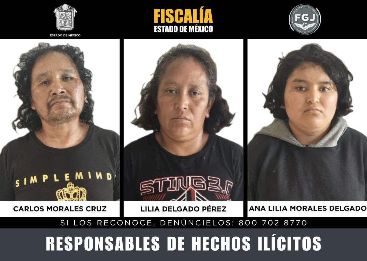 nacholozano's tweet photo. #ÚLTIMAHORA | Sentencian a 78 años y 9 de prisión a Lilia Delgado Pérez, Ana Lilia Morales Delgado y Carlos Morales Cruz, responsables de la muerte de #Fernandito, de 5 años, secuestrado y asesinado 2025.
En julio de 2025, los tres implicados privaron de su libertad a Fernandito como medio de presión para exigirle a su madre el pago de un #adeudo de mil pesos. En agosto del mismo año, fue localizado sin vida a causa de un traumatismo craneoencefálico en el domicilio de estas tres personas.
En #ImagenNoticias de la Noche les presentamos la historia:
https://t.co/o0T881ybmX