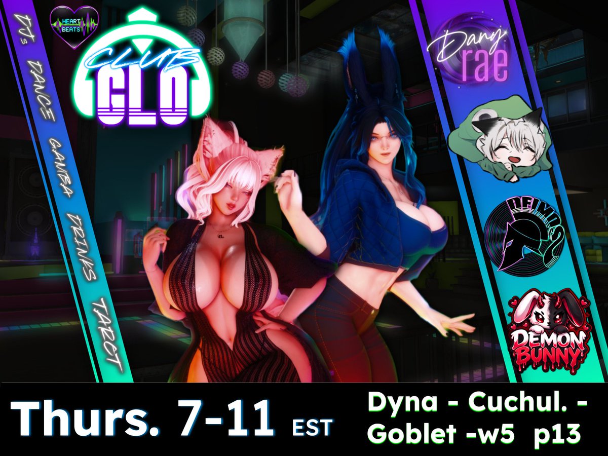 Safaiadoragon's tweet photo. We got a host of homegrown, hot-off-the-press DJs swinging by Glo this week! Be sure not to miss this! #ffxivsnaps ~ #ffxivgpose ~ #ffxivgposers ~ #gposers ~ #gpose ~ #gposeaddict ~ #ffxivcommunity ~ #GPOSER ~ #ffxivsfw ~ #ffxivaura ~ #gposesfw ~ #GShade https://t.co/zwnqdm8Z8r