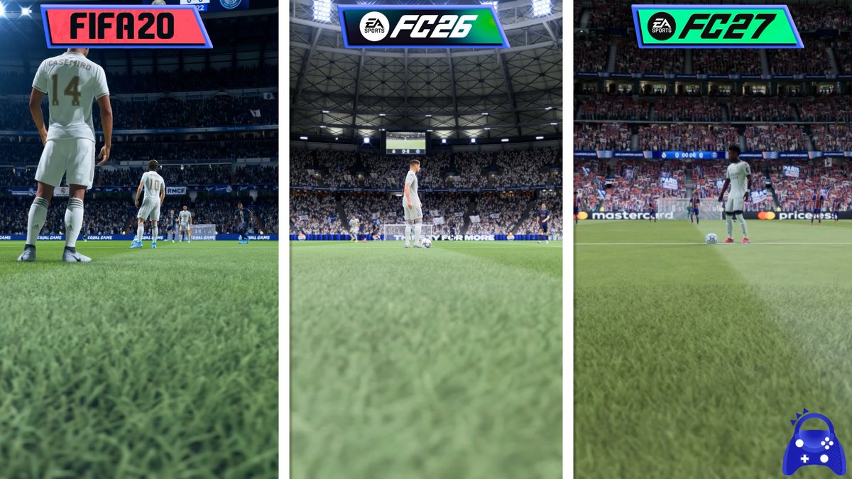 analistadebits's tweet photo. Puedo entender que FC 27 se vea peor que FIFA 20 en PS4 porque ya no se destinan los mismos recursos para esta versión que entonces, pero es que se ve peor incluso que FC 26. Pagais 80€ en PS4 por una versión peor cada año. Evoluciona hacia atrás.

Video: https://t.co/UNEUicqcHH https://t.co/Lxu7Fjlf9o