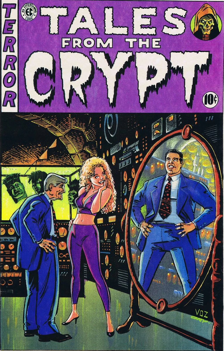 radiodormouse's tweet photo. 1/
The Switch (Tales from the Crypt S2E2) is notable for two reasons: it’s one of only two directorial efforts by Arnold Schwarzenegger. The other was Christmas in Connecticut, a TV movie he directed two years later in 1992. (That’s a lot of twos...) #TalesFromTheCrypt #HorrorTV https://t.co/wStWGuz08U