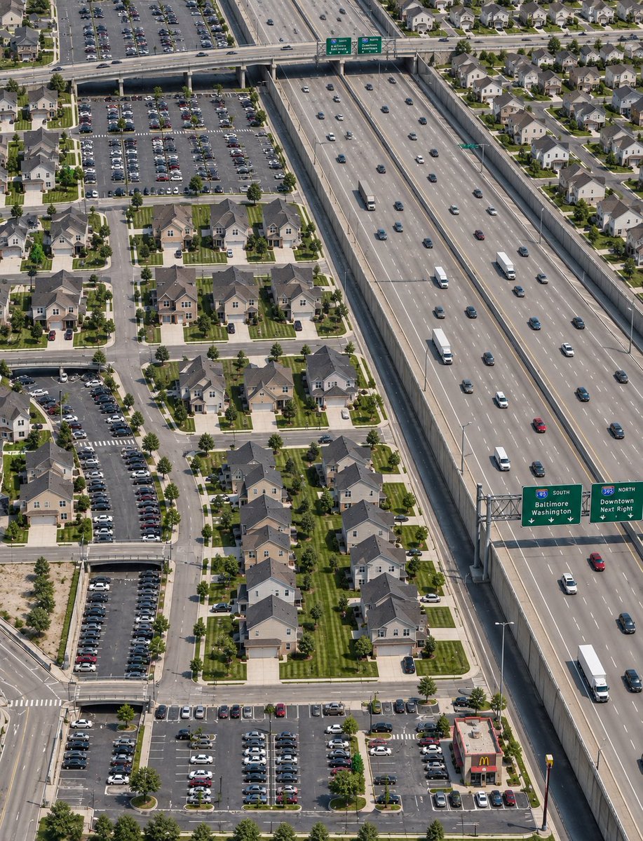 FraterLeonatus's tweet photo. @bankertobuilder I think we need a McDonald’s, and maybe a highway to get there. 
I just hope there are still enough parking spaces left. https://t.co/LxCSVaNoOZ
