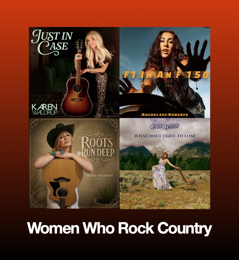 ScottKash88's tweet photo. NEW #WomenWhoRockCountry playlist vol.307 with this weeks best new albums/EPs

@karenwaldrup Just in Case
@rachelleerobert F1 In An F-150
#DeenaMaddox Roots Run Deep
@cassidydaniels What Have I Got To Lose
+MORE

#Spotify
https://t.co/FF1V3AbBjh

#NewMusic2026 #CountryMusic https://t.co/xf5ewM0Py0