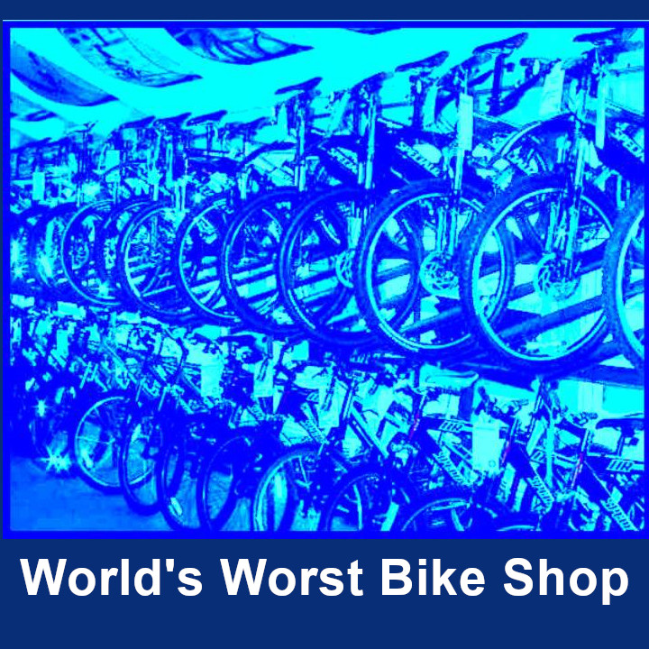 500wayscom's tweet photo. Find out why the world's worst bike shop was so bad at https://t.co/tE8XEogXTw - It's a free and complete story. (#bikeShop, #bicycleShop, #bikeStore, #bicycleStore, #bikeMechanic, #bikeRepair, #bicycle, #bicycling, #cycling, #cyclist, #worst, #horrible, #terrible, #miserable) https://t.co/cOMUd9Qc0D