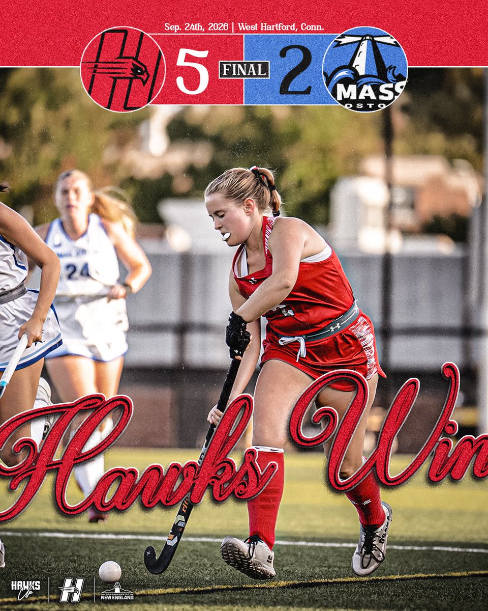 HartfordHawks's tweet photo. Home Wins Hit Different
Hartford Field Hockey Beats UMass Boston 5-2! Kyra Benard Had a Hat Trick to Lead the Way!
#HawksWin https://t.co/kMUR6PLVPZ