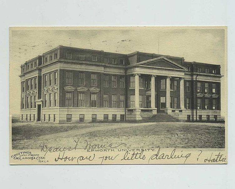 TheDeep_State6's tweet photo. 1907 Oklahoma City OK postcard

Epworth University. https://t.co/If11Ynla82