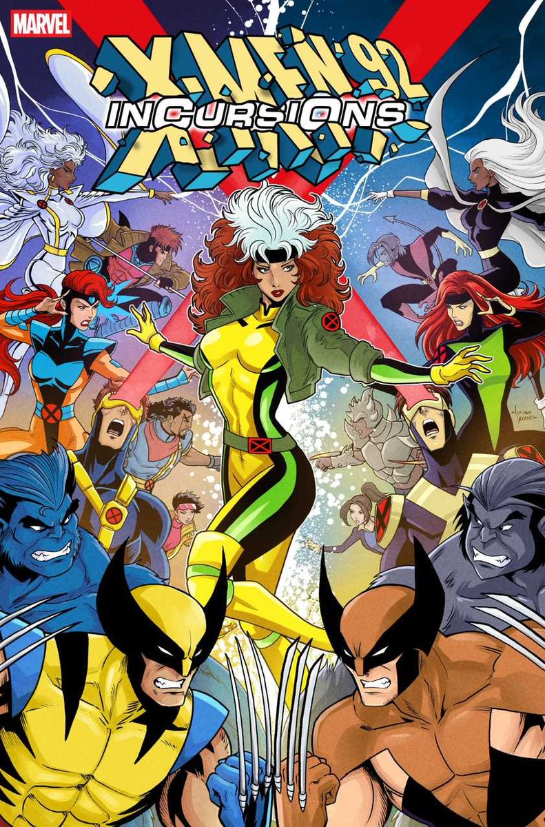 ComplexPop's tweet photo. Marvel is pitting two iconic 'X-MEN' runs against each other in a new comic run called 'X-MEN '92: INCURSIONS.' 🔥

As the MCU begins to introduce incursions (an event where two universes collide, causing the heroes on both planets to fight each other for their own survival and resulting in the destruction of one or both universes) ahead of 'DOOMSDAY,' Marvel will show them occurring in this run that will force the X-Men of the 90's to fight against the younger characters of 'X-MEN: EVOLUTION.'

Which team do y'all think will win this? 👀