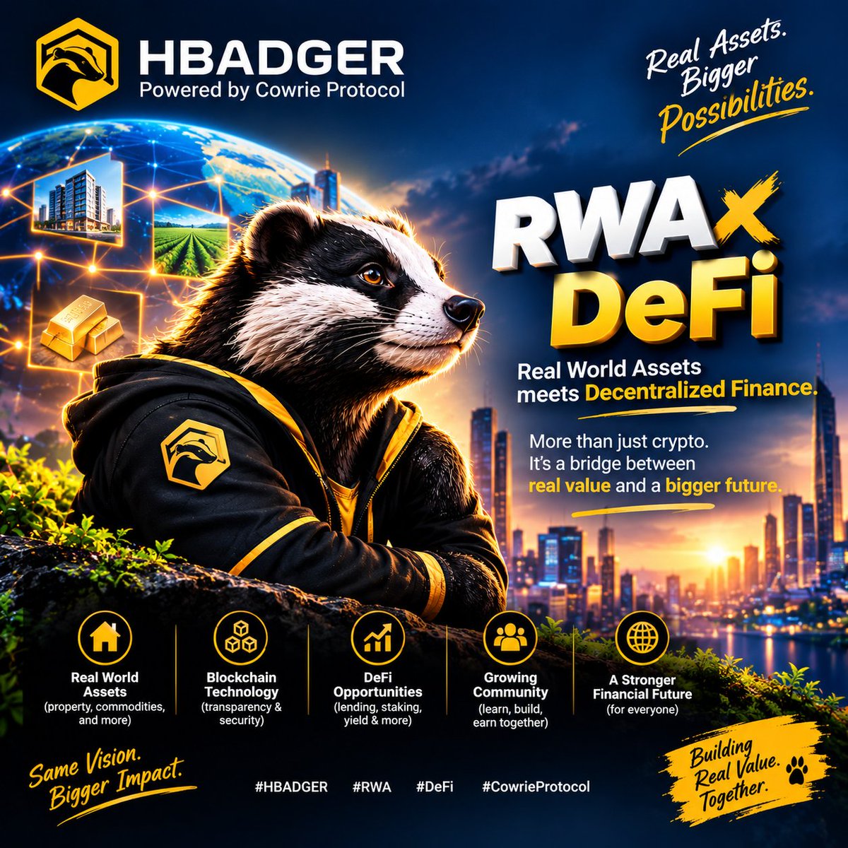 Priscillam9v's tweet photo. RWA + DeFi 👀

That’s what caught my attention about HBADGER 🦡

Still watching. Still learning. Let��s see what they’re building. 🔥

#HBADGER #Crypto #RWA https://t.co/WrQDbG95ga