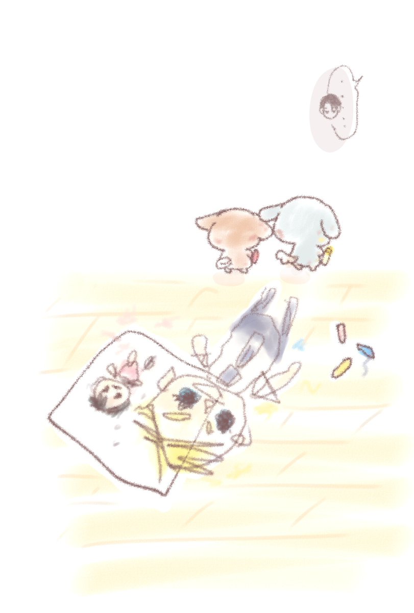 zuuupepepe's tweet photo. 🐶🐶
えるびんおおきいから紙がたりなかった https://t.co/C2Osznt3KJ