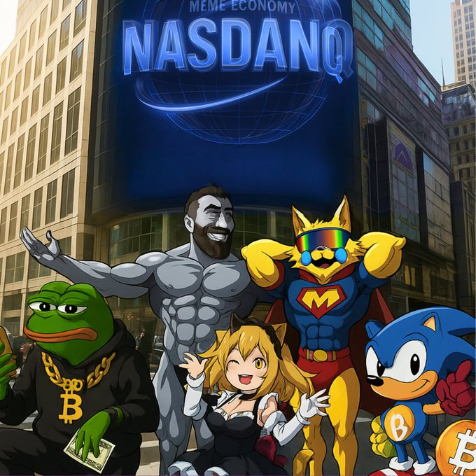 NasdanqExchange's tweet photo. Traditional Finance is finished.

Welcome to the @NasdanqExchange. $NDNQ

We’re flipping the @NasdaqExchange. $NDAQ

@NYSE will be stormed aggressively by degens. https://t.co/GJDs9zD3EU