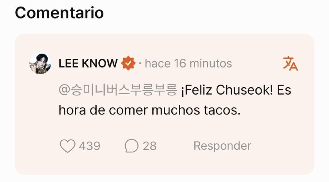 skzlatamproject's tweet photo. ¡Feliz Chuseok!! Comamos algo delicioso 
🐰: ¡Feliz Chuseok! Es hora de comer muchos tacos https://t.co/QskpU6vV1K