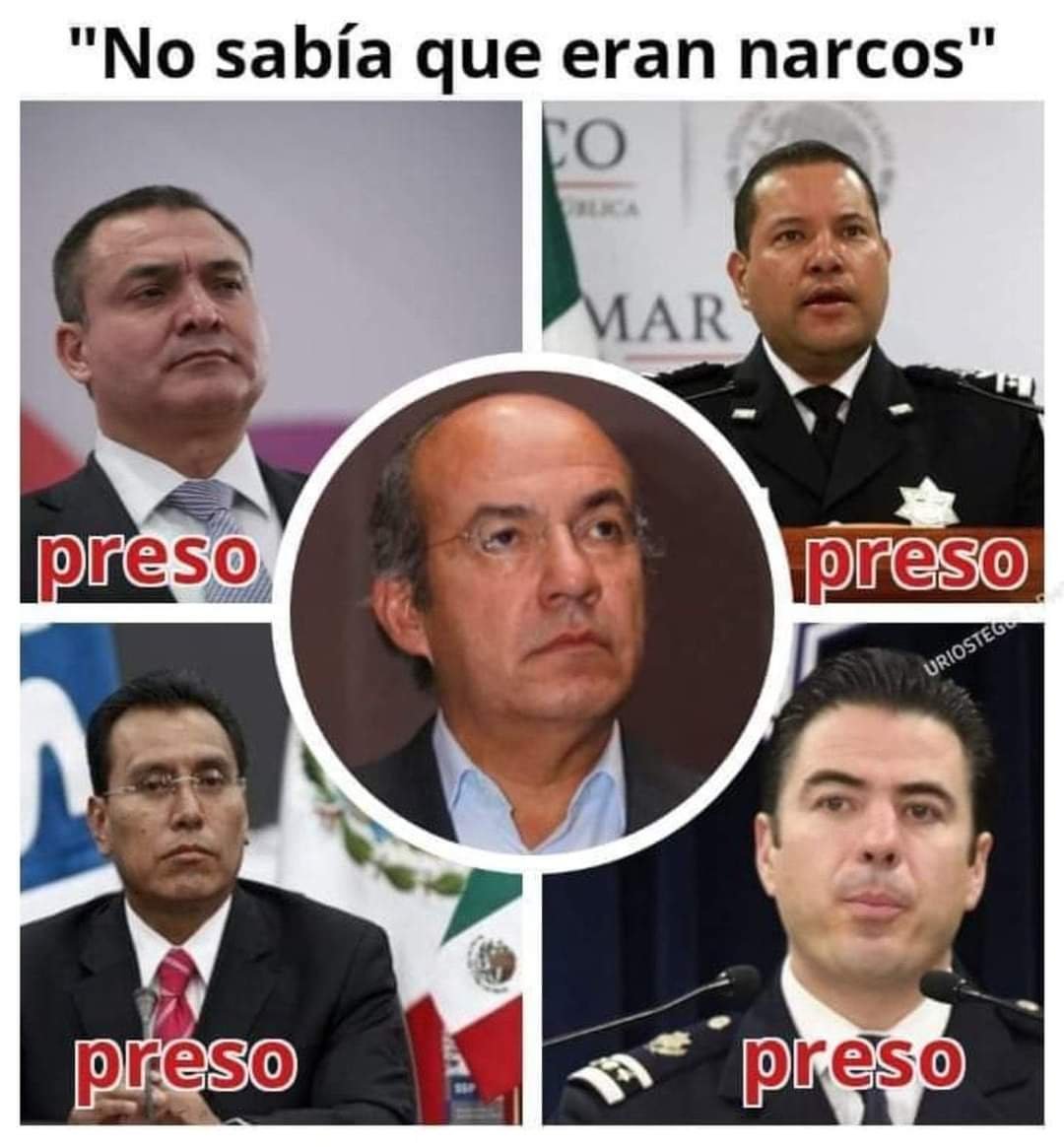 MisaelVazque's tweet photo. @Martin_Bazan_A @AlessandraRdlv @JTrianaT @FDoringCasar Leo y me divierto, los bots trabajando tiempo extra para defender a la pinchurrienta adicta disfrazada de alcaldesa y vanos intentos para difamar al gobierno del pueblo....😄😄😄
Los reales narcos ⬇️ https://t.co/WIeVaDgnrA