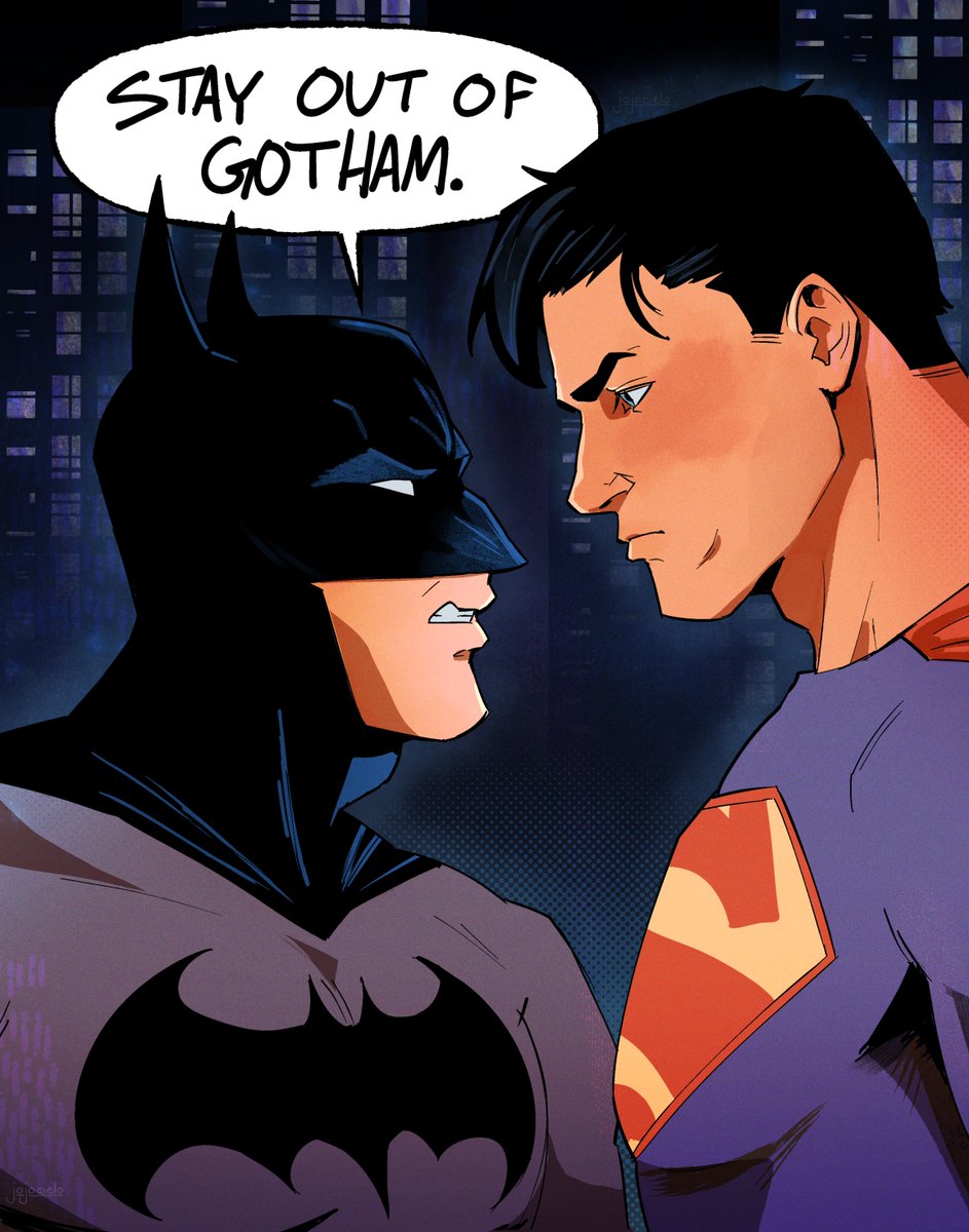 jojocieloo's tweet photo. #superbat first meeting🦇🌞 https://t.co/A4WQ9TPGml