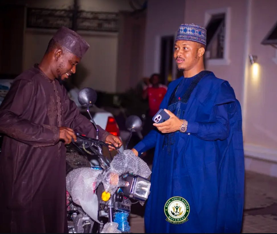 Shehu_Mudan's tweet photo. Hon. @Abbamangal_ has demonstrated his commitment to empowering his people by providing motorcycles. This initiative goes beyond giving,it is an investment in livelihoods, mobility and economic opportunity for the people. https://t.co/y3Caflpaon