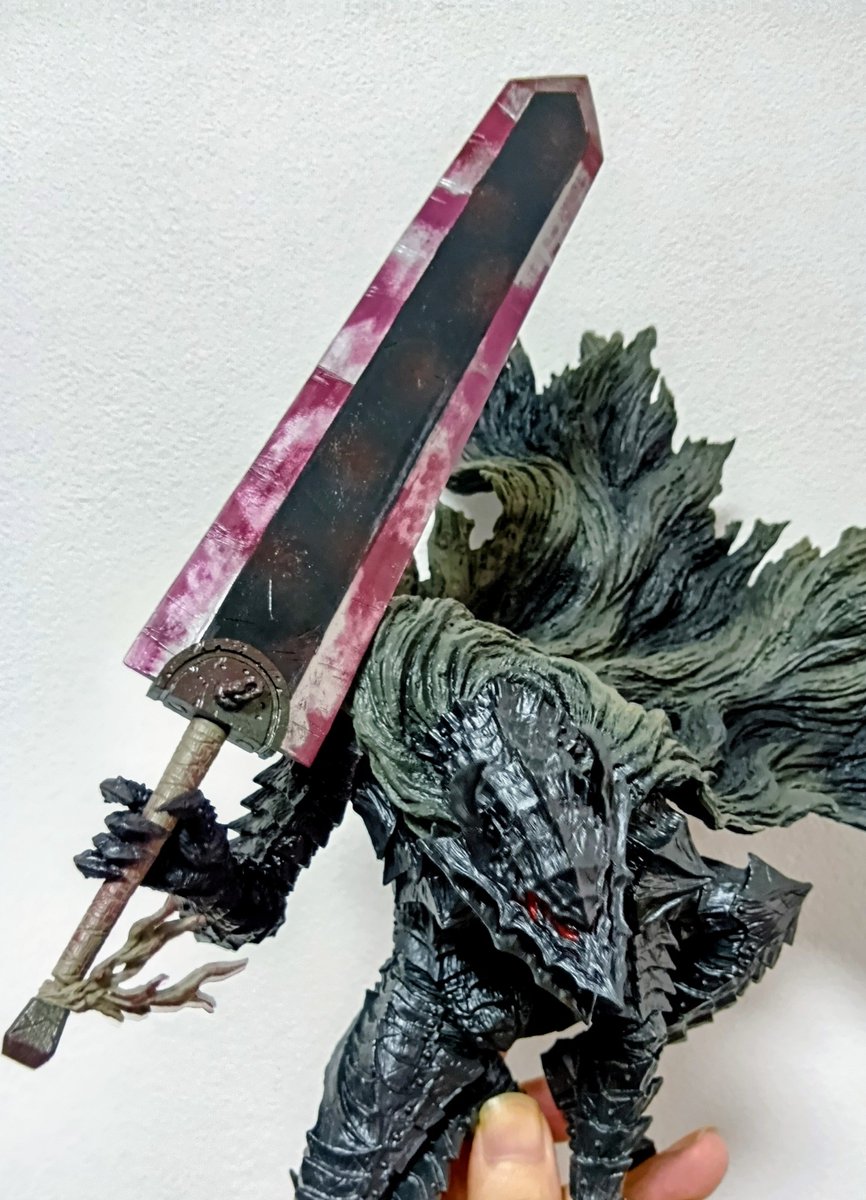 C_T_keeper's tweet photo. 一番くじベルセルク🗡️

今回のC賞ドラゴンころしに付属している交換用腕パーツですが、前々回のベルセルクくじの接続と互換性がありました✨️

色味は若干違いますが、よほど強いライトを当てて飾らない限りは、そこまで気にならないと思います💡

#一番くじ
#ベルセルク https://t.co/93TjcOPFBi
