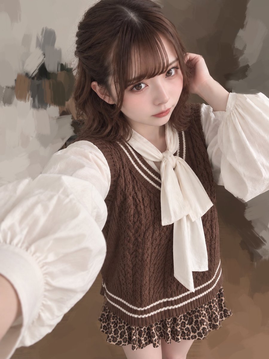 nisandone's tweet photo. ハーフアップ♡ https://t.co/zuvdM9LwXK