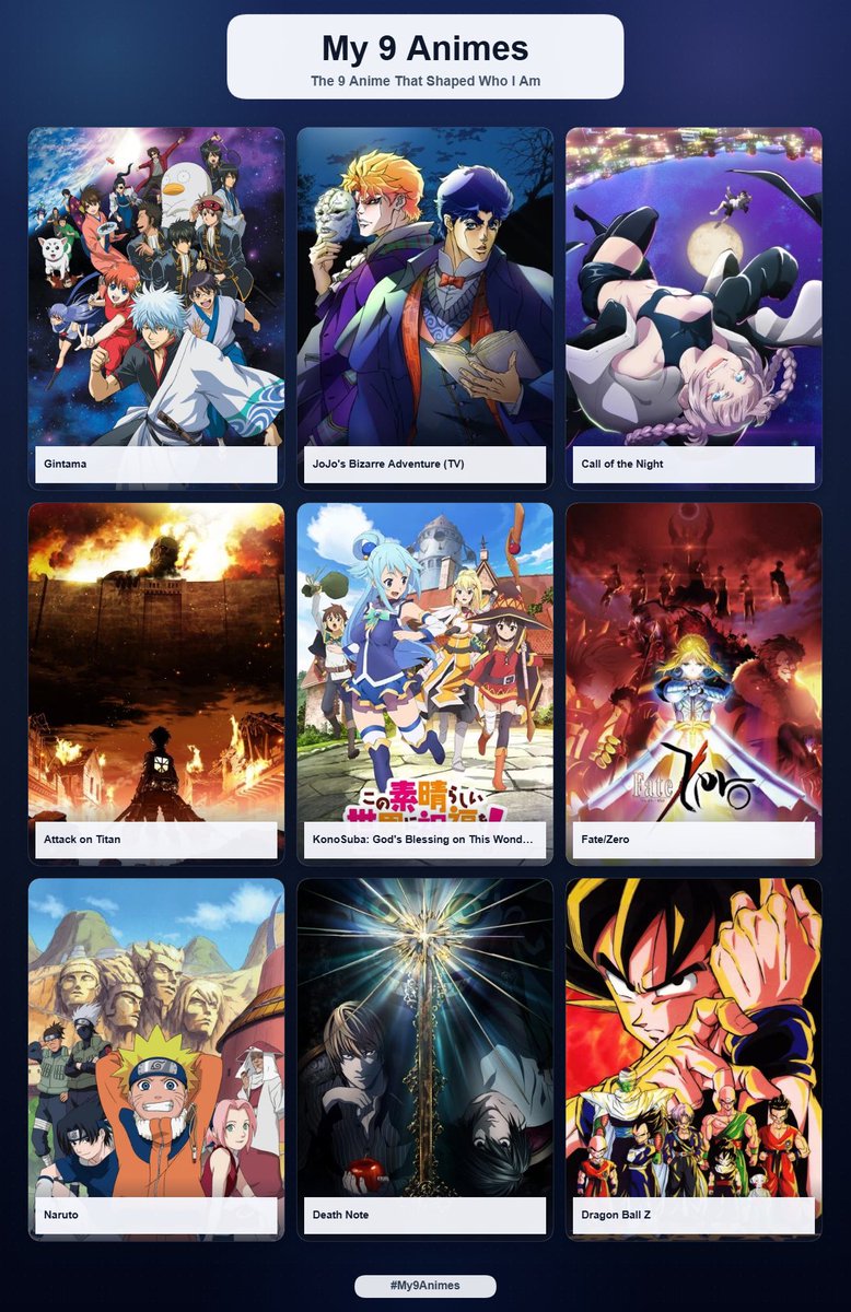 Zawarudo70's tweet photo. 9 animes que formaron quien soy hoy https://t.co/EMAkCVyAOZ