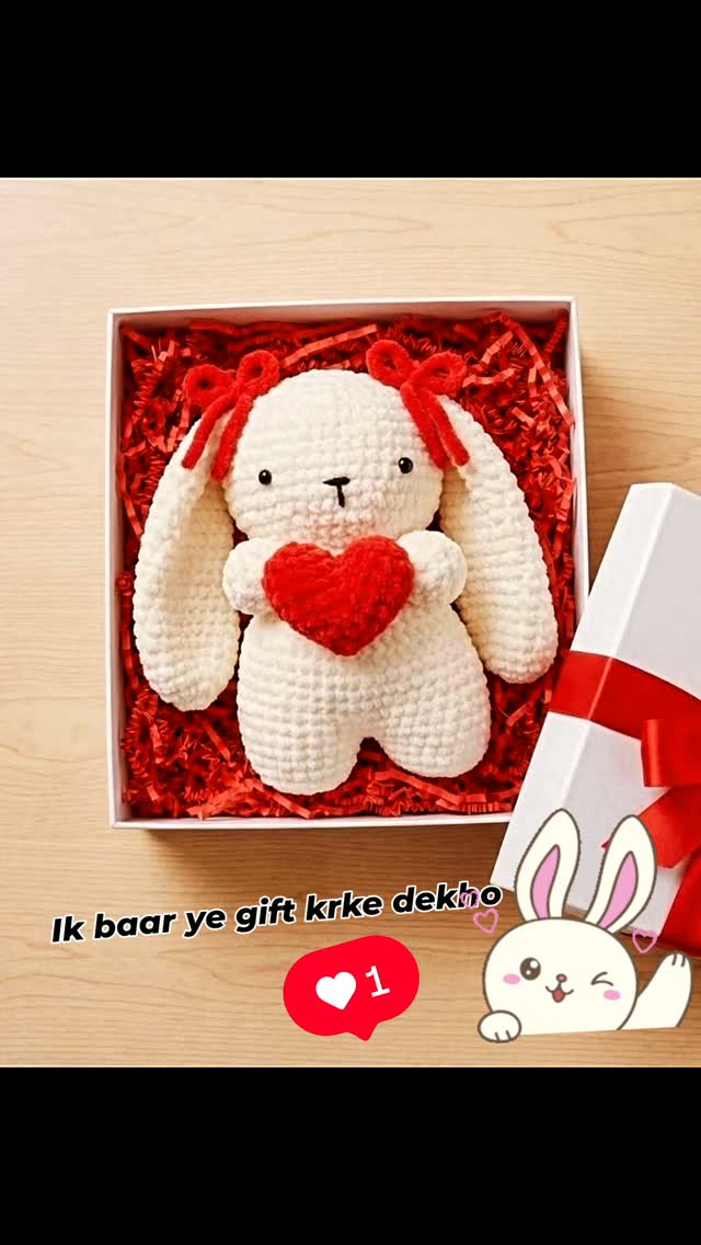 averymitchellya's tweet photo. Kavita Crochet bunny soft toy, 11 inches tall. Very soft and lightweight, perfect for gifting. DM to order. https://t.co/RIHoQLC6yc