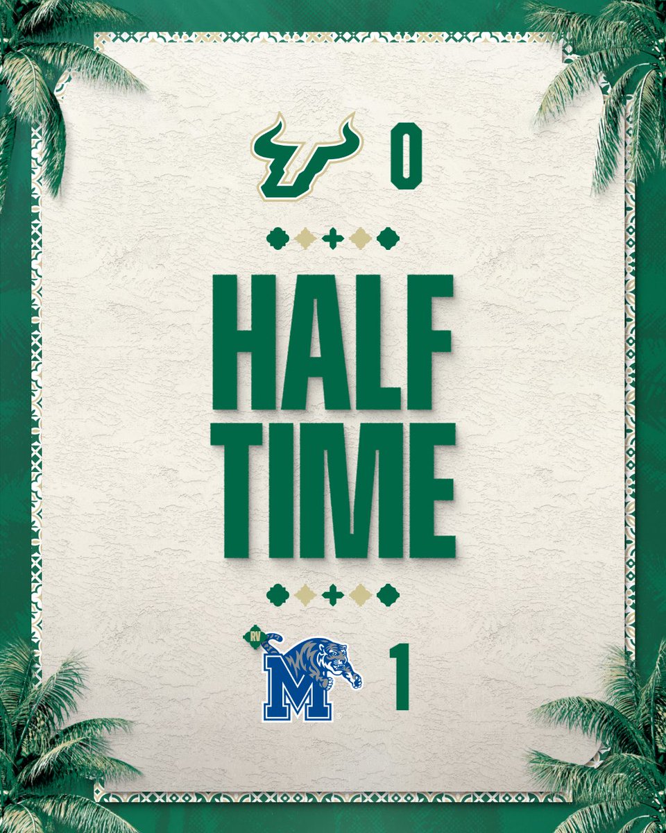 USFWSOC's tweet photo. At the half. https://t.co/olN5htwlhE