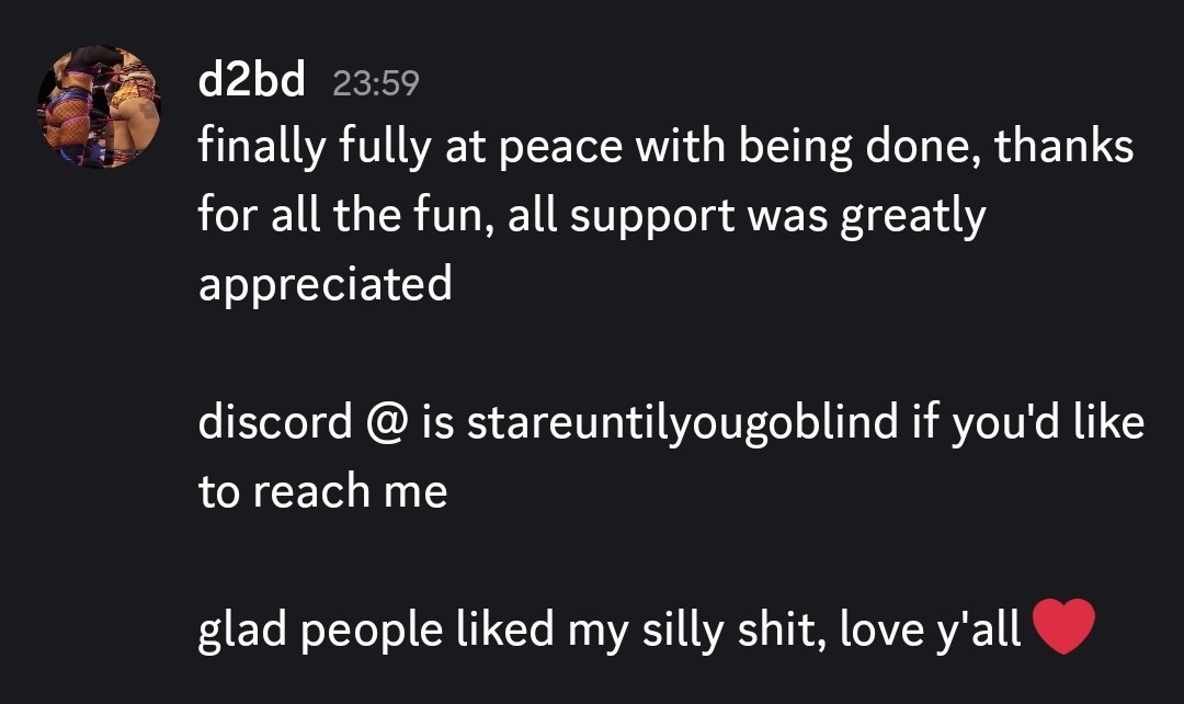 wrestlegooner0's tweet photo. A moment of silent orgasms for our dearest gooner Dare "dm me" D2BD III since he has now deactivated and is sure that he will not be coming back o7

10 cumshots in his beloved goonery https://t.co/KI3Bo5ptkY