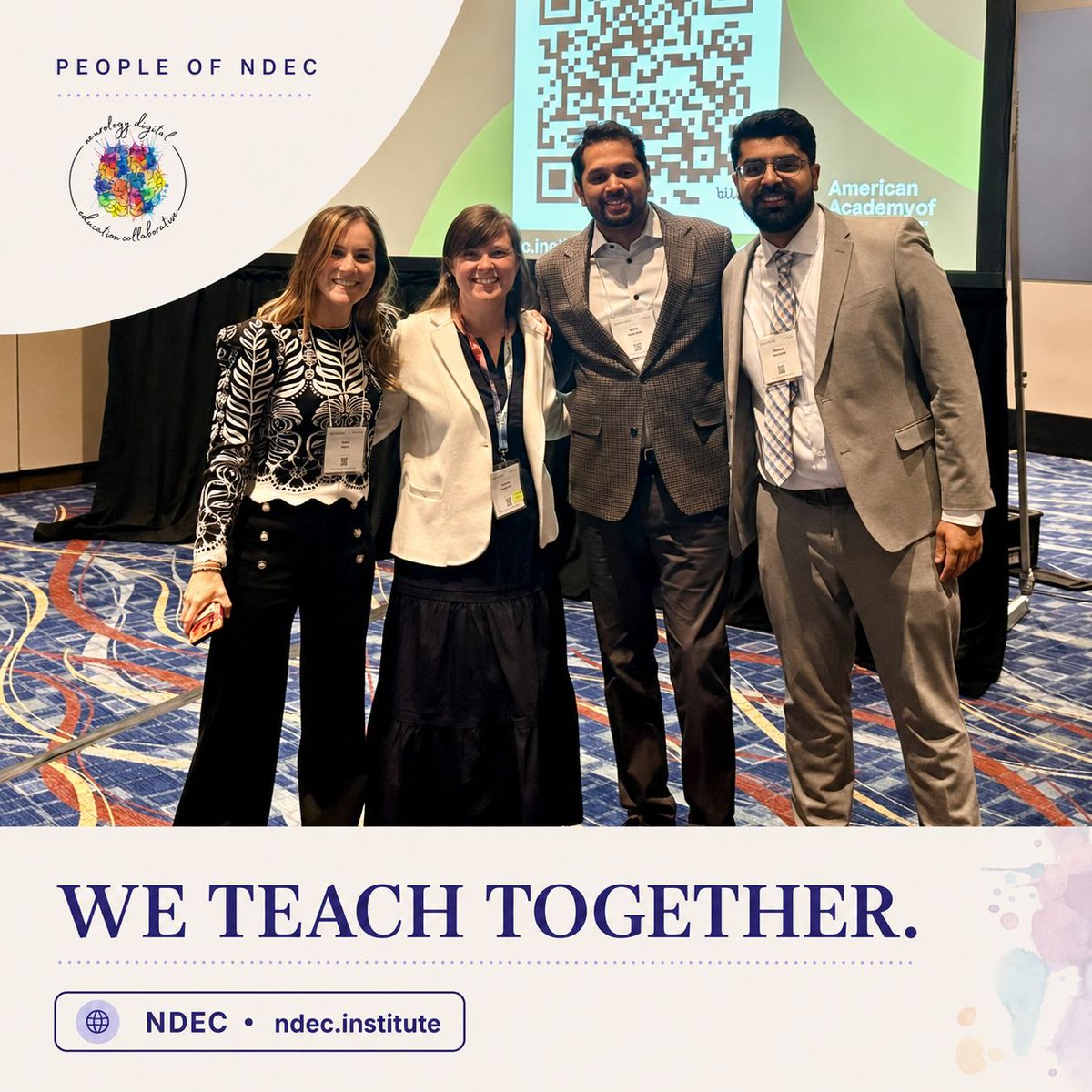 NDECinstitute's tweet photo. We teach together: Casey Albin (@caseyalbin), Jessica Goldstein, and Rohit Marawar (@rohitmarawar). #NDEC #Neurology #MedEd https://t.co/WfNFp0Q45s