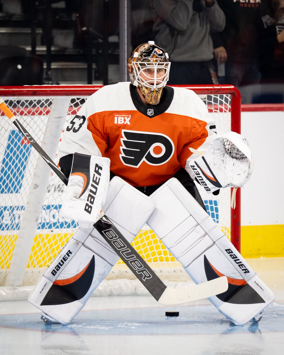 NHLFlyers's tweet photo. Our starting lineup at @XMobileArena: 

Grebenkin-Couturier-Acciari
Sanheim-Ristolainen
Woll

#BOSvsPHI | #LetsGoFlyers https://t.co/q7fPlINZqz
