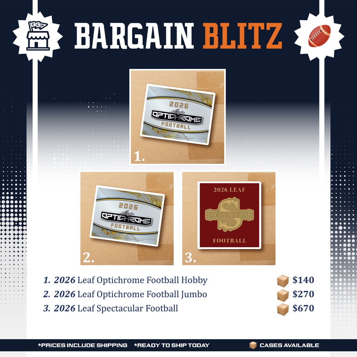 FCWMarketplace's tweet photo. 🏈🏈🏈🏈🏈🏈🏈🏈🏈🏈🏈🏈

--------🚨In Stock Alert🚨--------

Football product! Include the product name and the amount claimed in your post!

Claim Away! https://t.co/7oYDoly0gJ