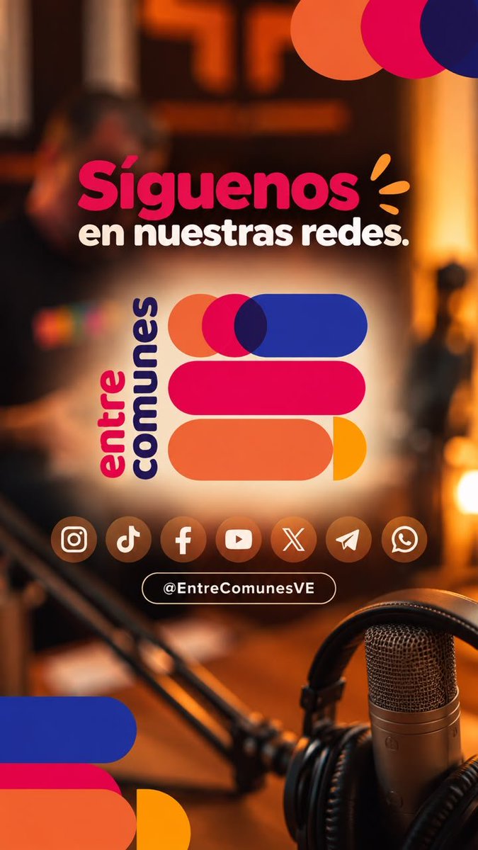entrecomunesve's tweet photo. #AHORA🎙️ | Esto es *Entre Comunes y estamos_ 🔴EN VIVO

IG: https://t.co/vYjNLmLNBU

TikTok https://t.co/0puXz8RtnZ

Youtube: https://t.co/DLJyfQ08LT https://t.co/EhZk6TA84p