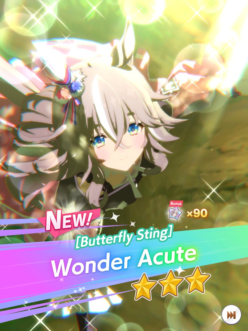 _Breezycloud_'s tweet photo. the game then rewarded me with Wonder Acute for winning CM 🥹 https://t.co/hkLCFOVqty