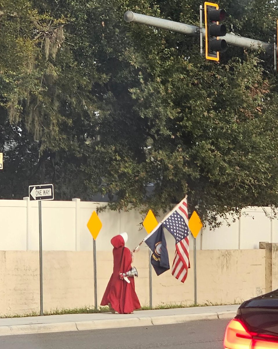 vbspurs's tweet photo. "If you act now, you can get a bullhorn for free when you order your Handmaiden's Starter Kit." https://t.co/1mUUhVdVkv
