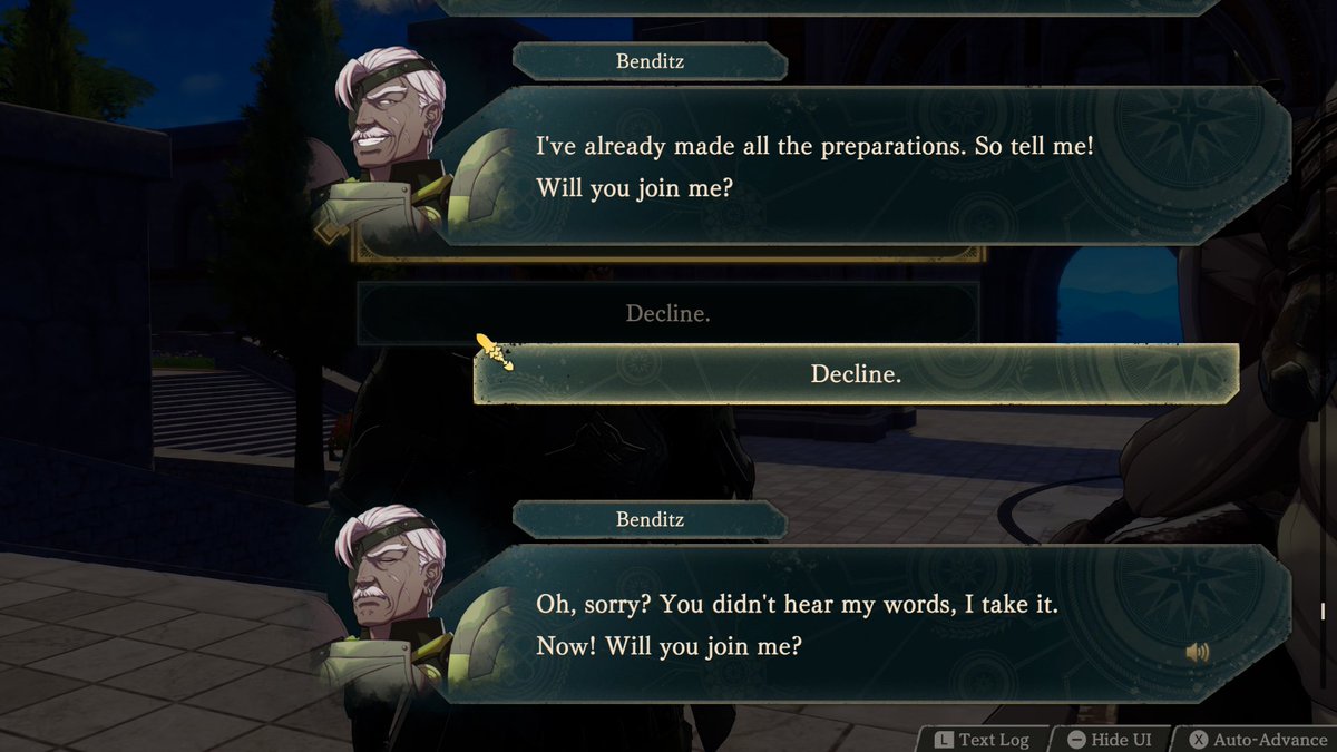 notshade's tweet photo. I don’t think I’ve seen anyone talk about it but I always decline first when I recruit someone bc I want to see what they say. If you recruit benditz but then turn him down he literally asks you to join him 10 times before he gives up… here’s some of his attempts https://t.co/vpbuQkwf0J