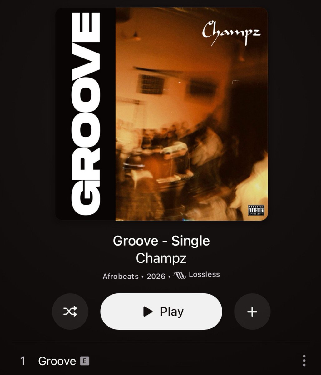 AlbumTalksHQ's tweet photo. CHAMPZ 

GROOVE — NEW SINGLE

🚨OUT NOW🚨 https://t.co/507qS7tok7