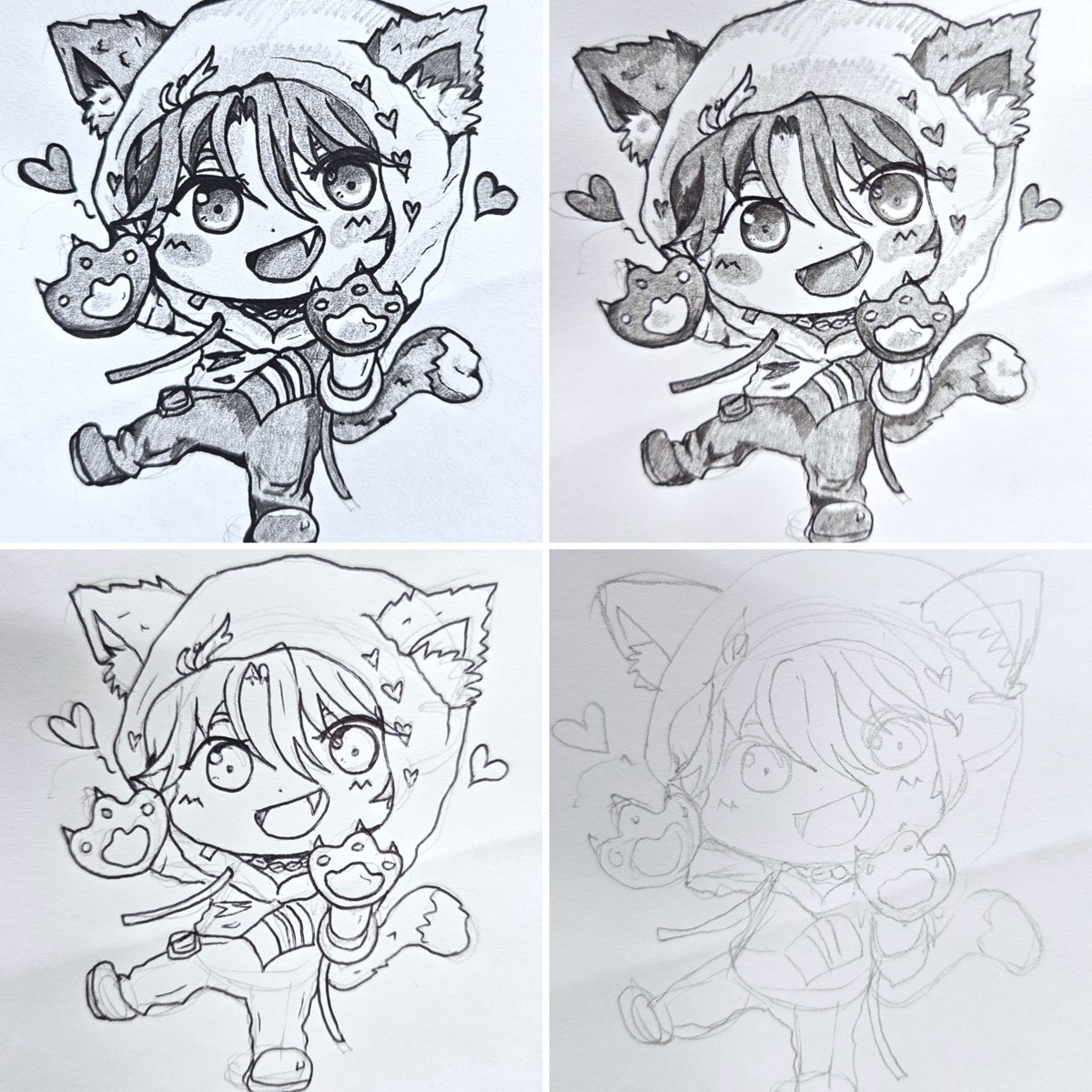 Shayla_N11's tweet photo. I had so much fun drawing this one! 🤗 had to use the very last drop of ink of my very dried up pens for nyan nyan solan! 🤣🫶 https://t.co/rgz6lhUgKe