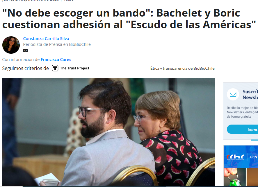 Iherreraa's tweet photo. Bachelet y Boric le piden a Kast no escoger un bando.  Pero ellos y la izquierda ya escogieron un bando. El bando de los dictadores de izquierda, el bando de los delincuentes, el bando de los ilegales. https://t.co/C0K0PDex3L