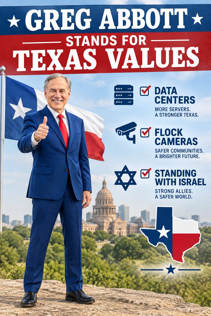 TheMandrewLski's tweet photo. Couldn't have said it better myself. GREG ABBOTT STANDS FOR TEXAS VALUES! https://t.co/e9lKVDYfdn